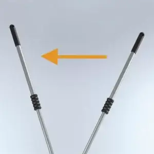 Professional Roofers Just Cannot do without Steinel's PVC Welding Machines 2 Pivoting Guiding Rod