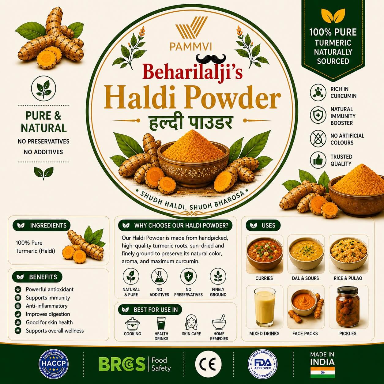 haldi powder