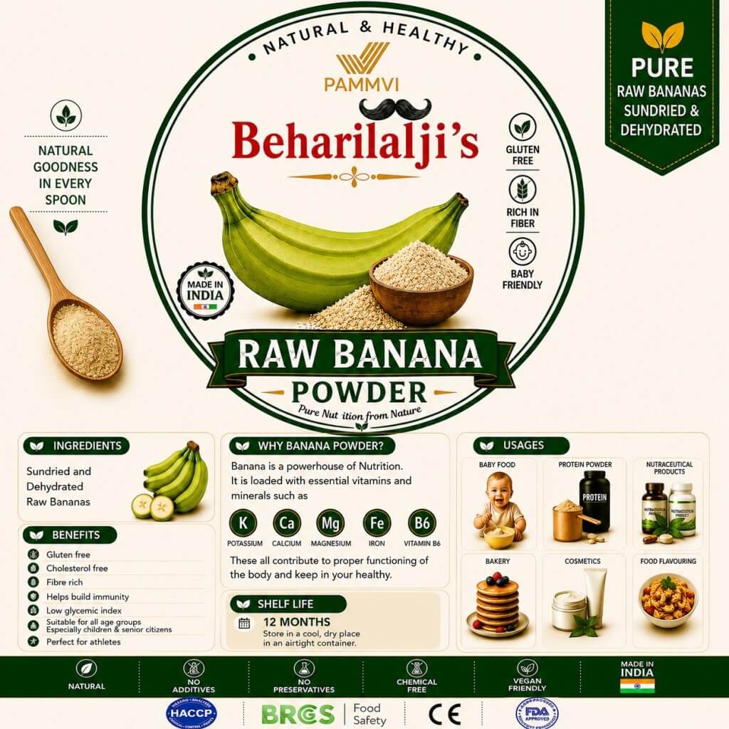raw banana powder 1
